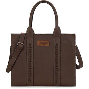 Wrangler Large Tote Bags Purses for Women Work Top-Handle Handbags with Strap